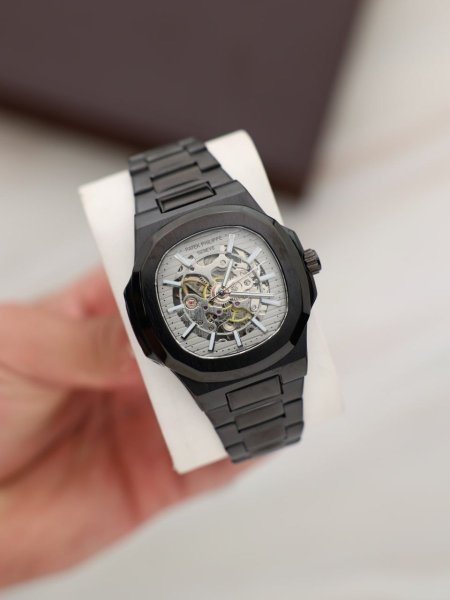 ساعة باتيك فيليب رجالي نبض اوتوماتيك (ساعة + علبة فخمة)