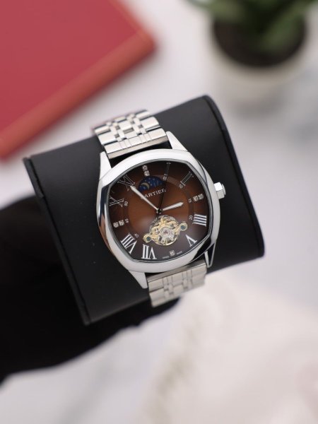 ساعة كارتير رجالي نبض (ساعة + علبة فخمة)