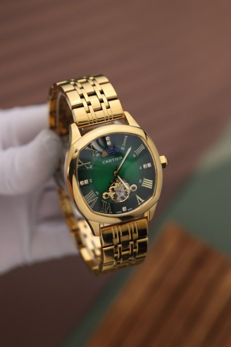 ساعة كارتير رجالي نبض (ساعة + علبة فخمة)