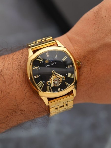 ساعة كارتير رجالي نبض (ساعة + علبة فخمة)