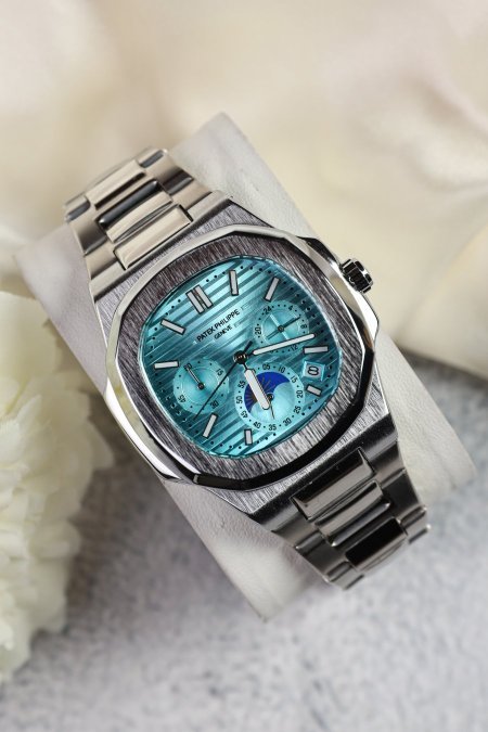 ساعة باتيك فيليب ثلث ماكينات (ساعة + علبة فخمة)