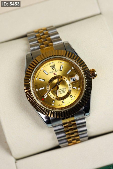 ساعة رولكس رجالي (ساعة + علبة فخمة)