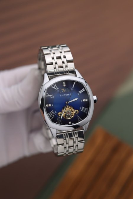 ساعة كارتير رجالي نبض (ساعة + علبة فخمة)