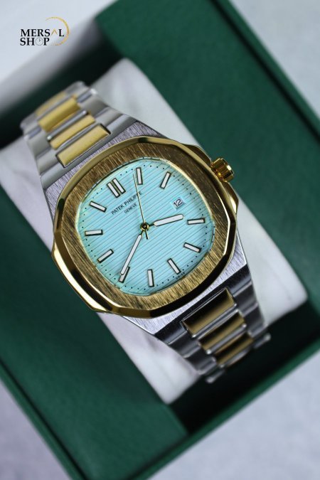 ساعة باتيك فيليب رجالي (ساعة + علبة فخمة)