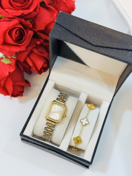طقم ستاتي (ساعة رولكس ستاتي + اسوارة )