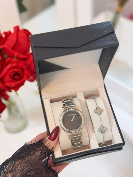 طقم ستاتي (ساعة فيرزاتشي ستاتي + اسوارة )