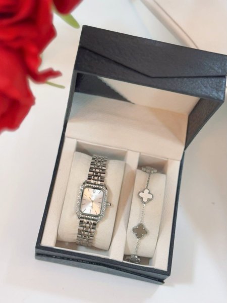 طقم ستاتي (ساعة رولكس ستاتي + اسوارة )