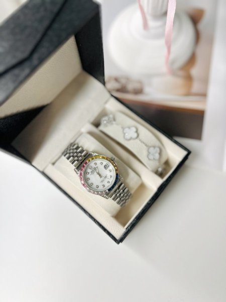 طقم ستاتي (ساعة رولكس ستاتي + اسوارة )