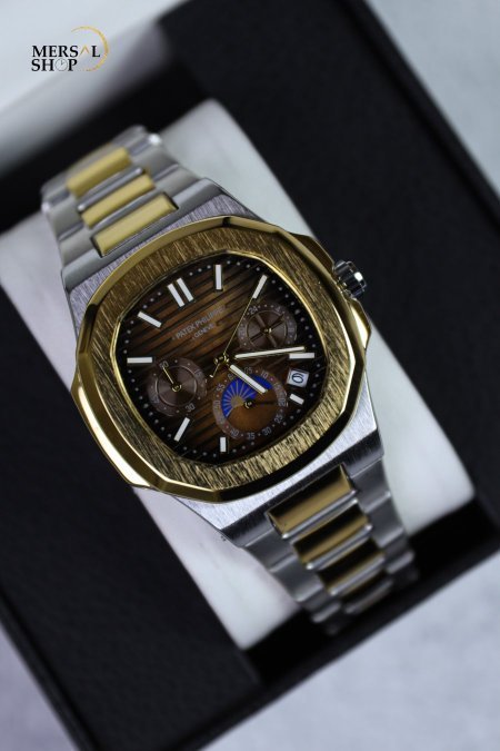 ساعة باتيك فيليب ثلث ماكينات (ساعة + علبة فخمة)