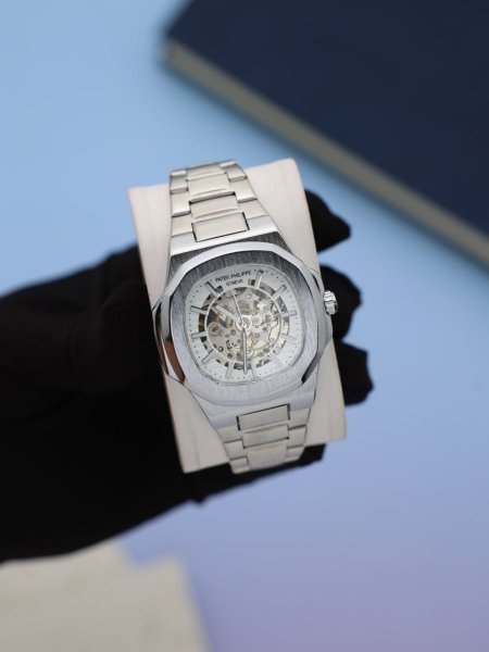 ساعة باتيك فيليب رجالي نبض اوتوماتيك (ساعة + علبة فخمة)