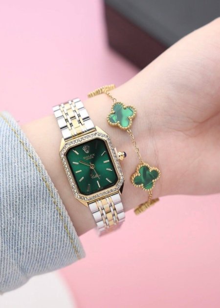 طقم ستاتي (ساعة رولكس ستاتي + اسوارة )