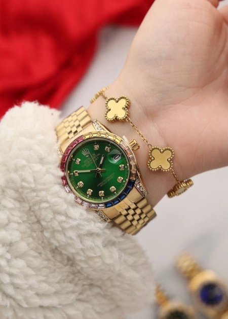 طقم ستاتي (ساعة رولكس ستاتي + اسوارة )