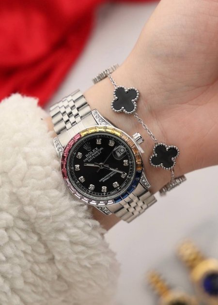 طقم ستاتي (ساعة رولكس ستاتي + اسوارة )