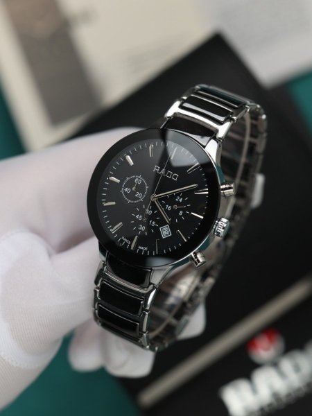 ساعة رادو رجالي ثلاث ماكينات (ساعة + علبة فخمة)