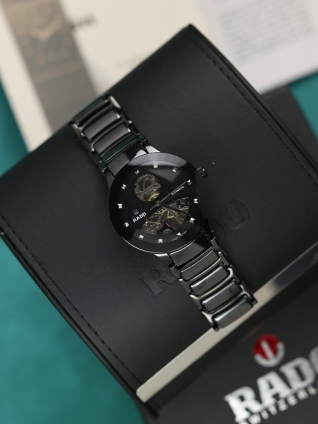 ساعة رادو رجالي نبض اوتوماتيك (ساعة + علبة فخمة)