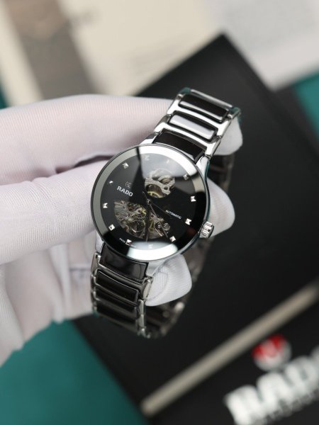 ساعة رادو رجالي نبض اوتوماتيك (ساعة + علبة فخمة)