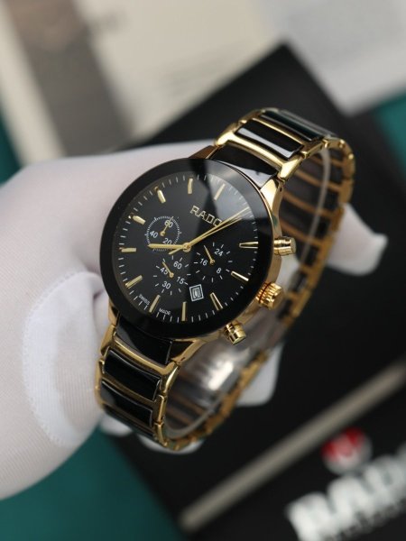 ساعة رادو رجالي ثلاث ماكينات (ساعة + علبة فخمة)