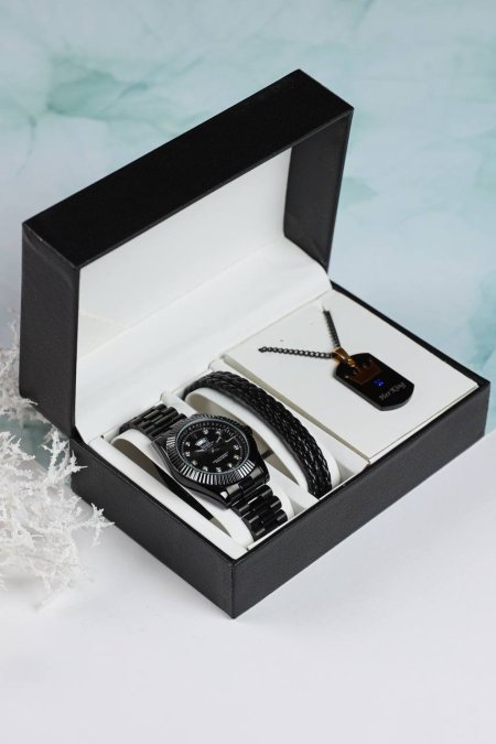 طقم رجالي مع اسوارة وسنسال